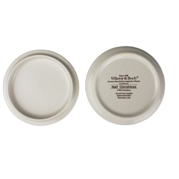 Villeroy & Boch Naif 3 " Porcelain Round Trinket Candy Box, Horse & Buggy Design - Picture 5 of 6